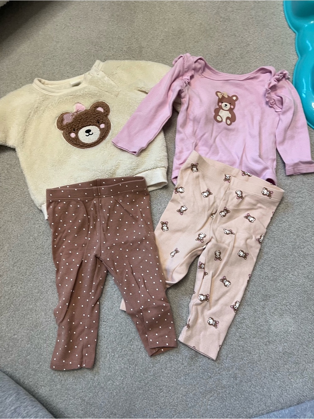 Pekkler Teddy Bear Set for 6 to 9 months